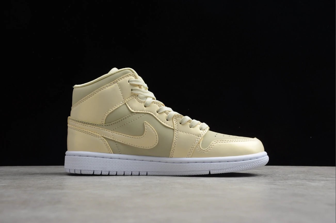 Air Jordan 1 Mid Goose Feather Yellow Lemon by Air Jordan