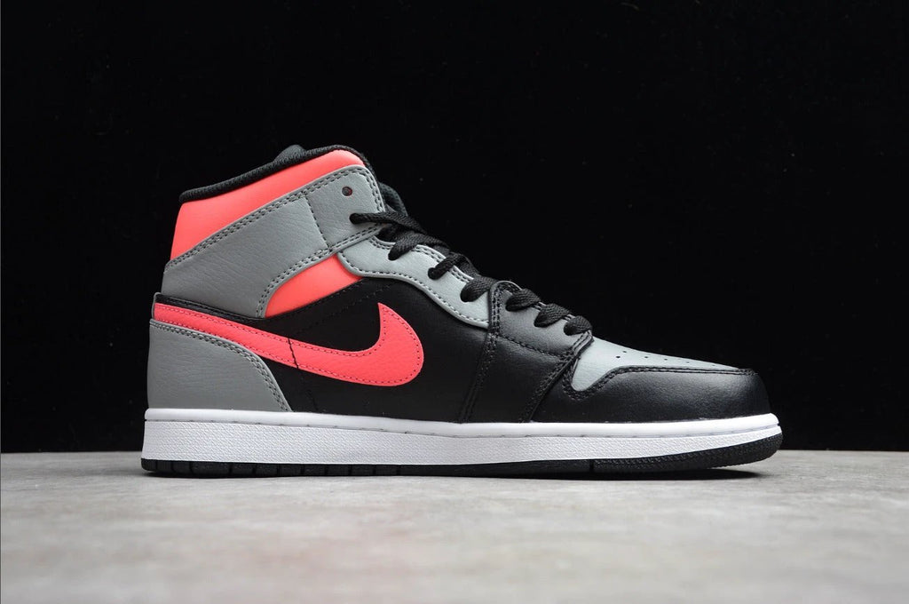 Air Jordan 1 Mid Gray Black Power by Air Jordan