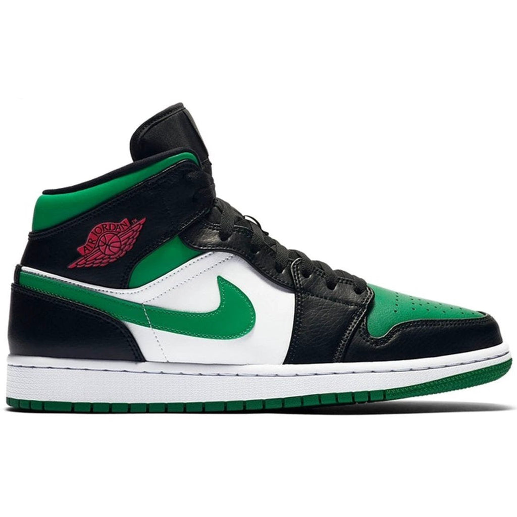 Air Jordan 1 Mid Green Toe by Air Jordan