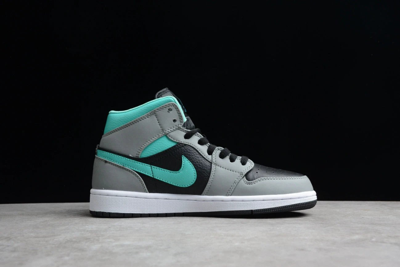 Air Jordan 1 Mid Grey Aqua by Air Jordan