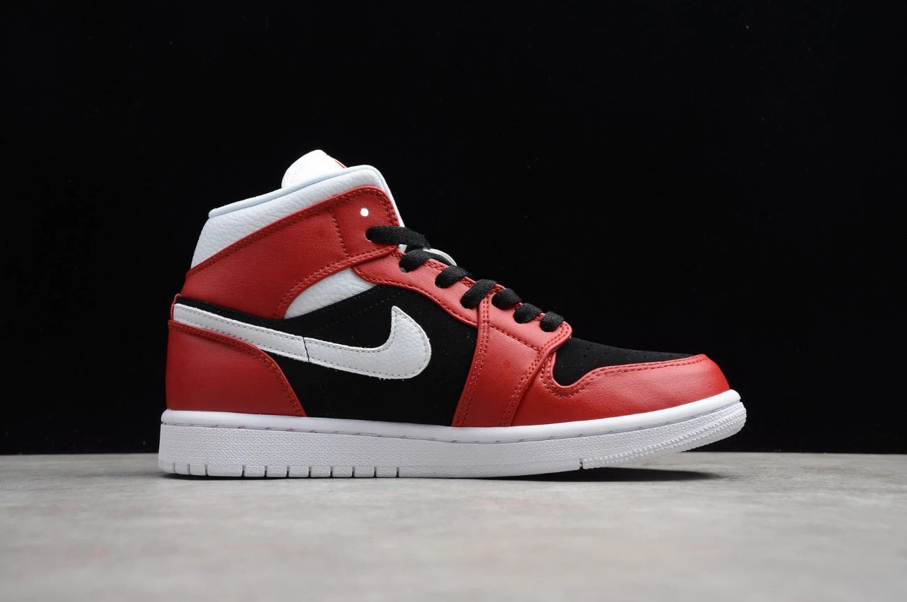 Air Jordan 1 Mid Gym Red Black by Air Jordan