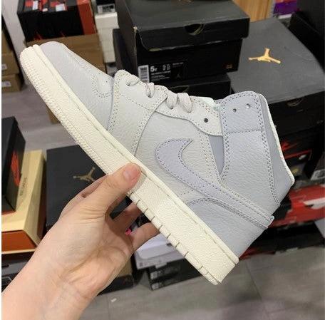 Air Jordan 1 Mid Haze Blue Silver White Grey by Air Jordan