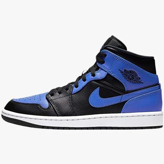 Air Jordan 1 Mid Hyper Royal Tumbled Leather by Air Jordan