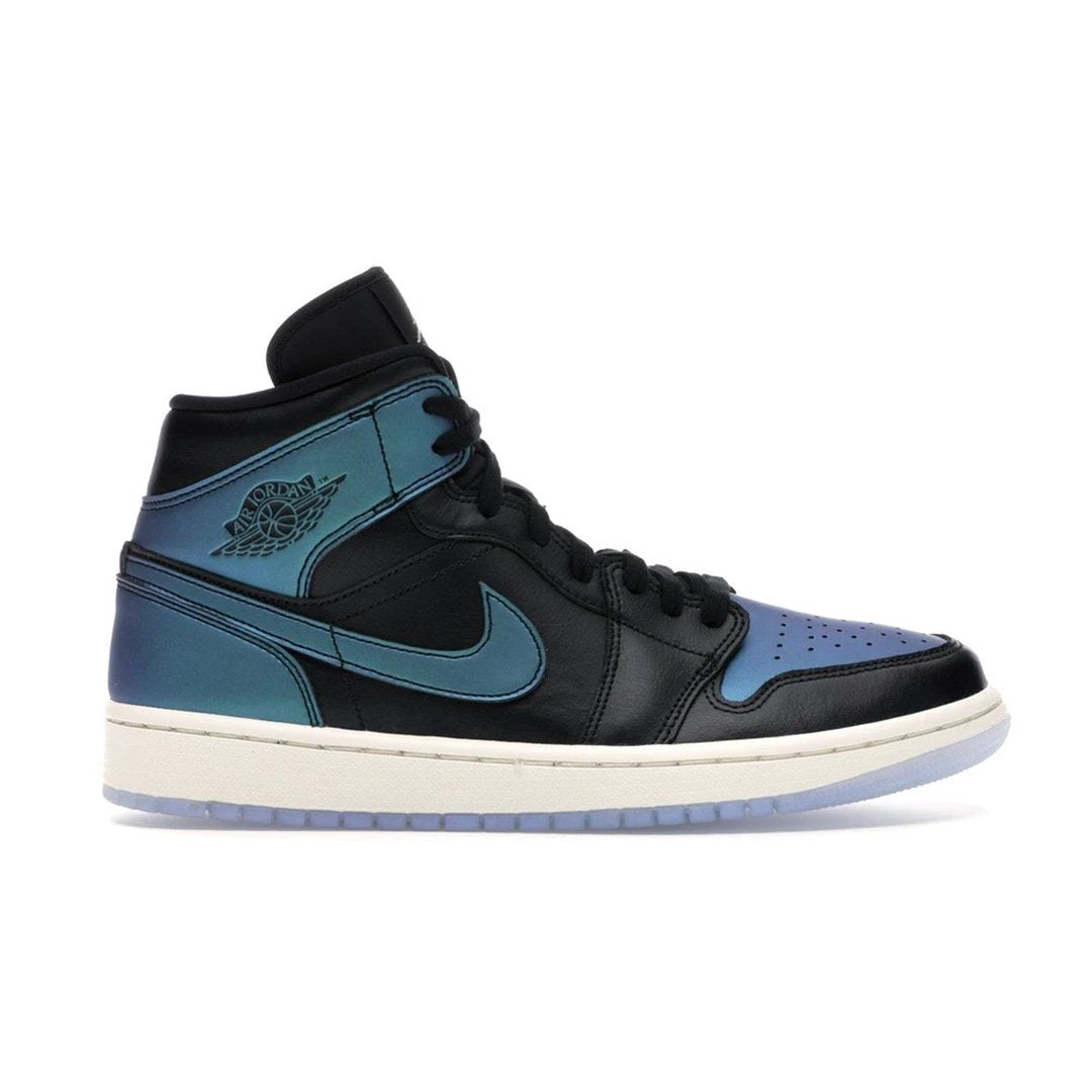Air Jordan 1 Mid Iridescent Black (W) by Air Jordan