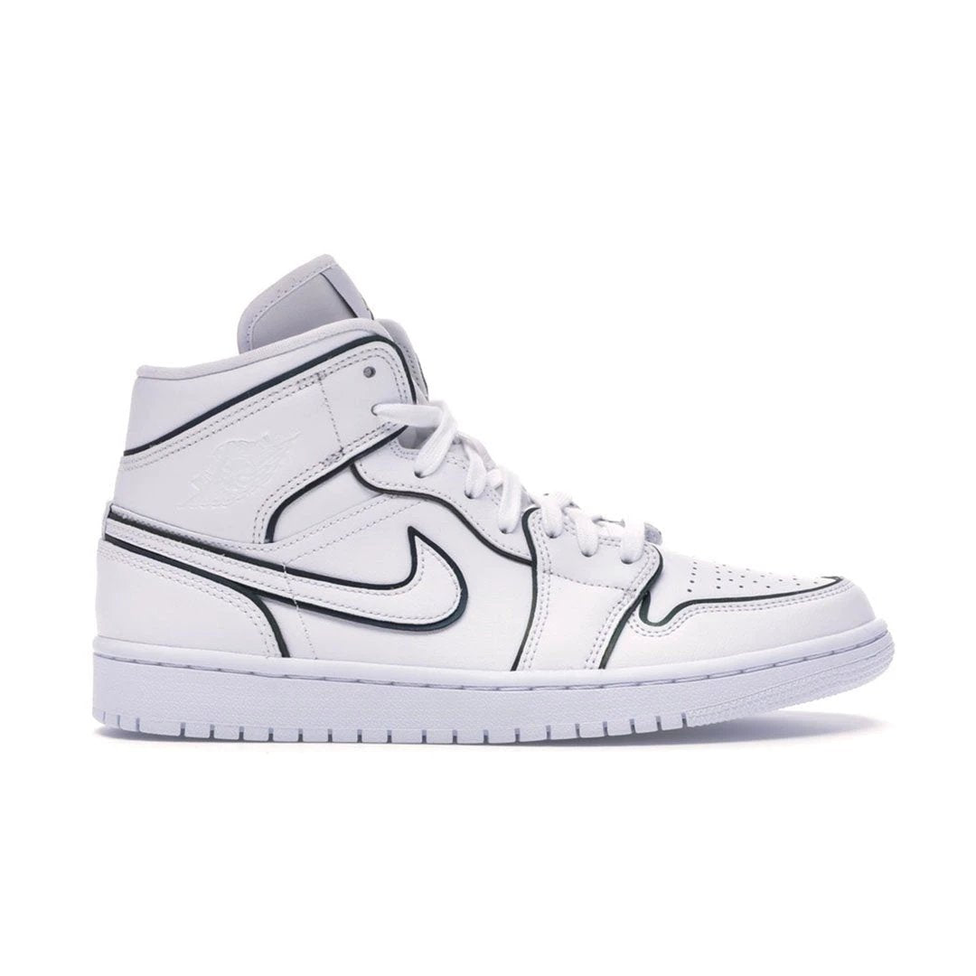 Air Jordan 1 Mid Iridescent Reflective White (W) by Air Jordan