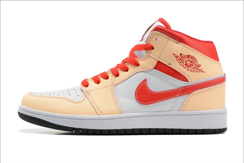 Air Jordan 1 Mid Light Cardinal Curry by Air Jordan