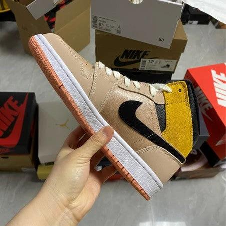 Air Jordan 1 Mid Light Pink Orange Milk Tea by Air Jordan