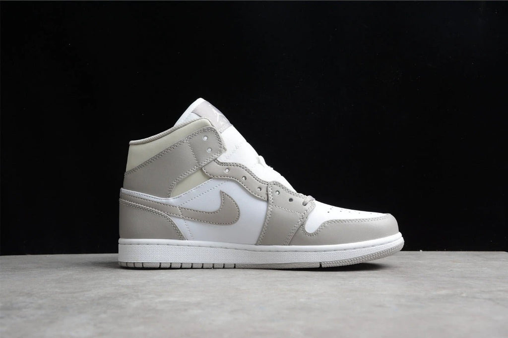 Air Jordan 1 Mid Linen College Grey by Air Jordan