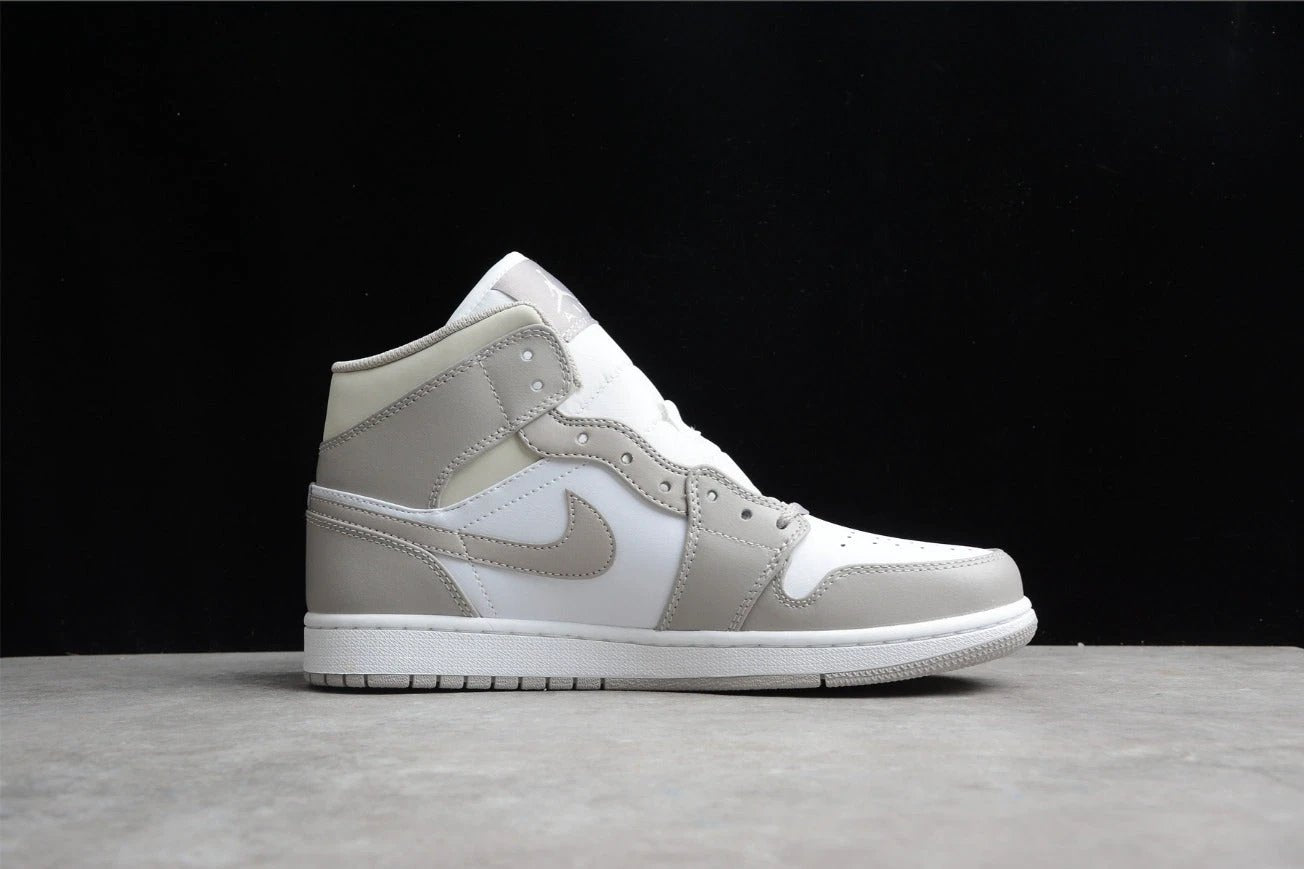 Air Jordan 1 Mid Linen College Grey by Air Jordan