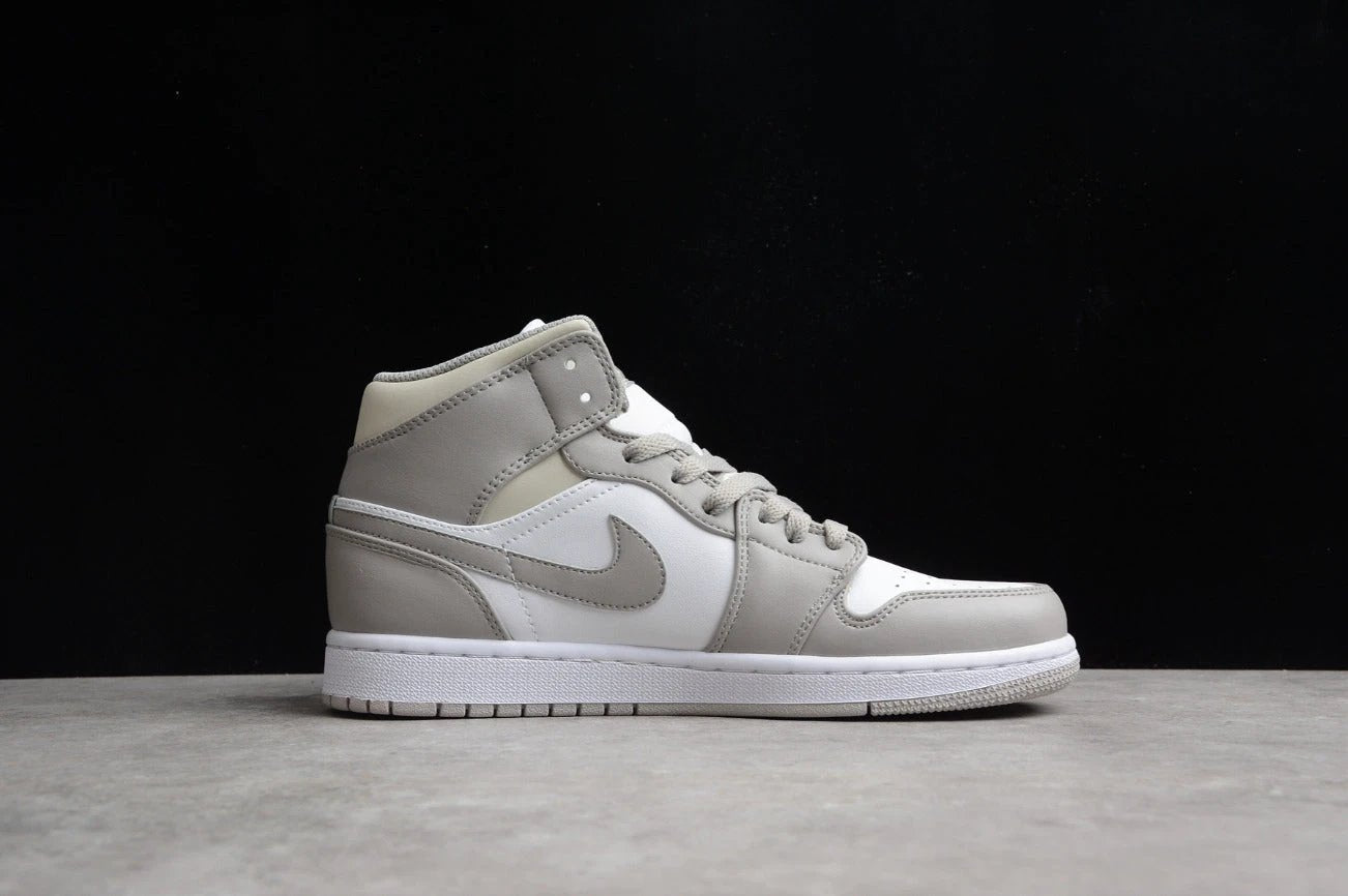 Air Jordan 1 Mid Linen White by Air Jordan