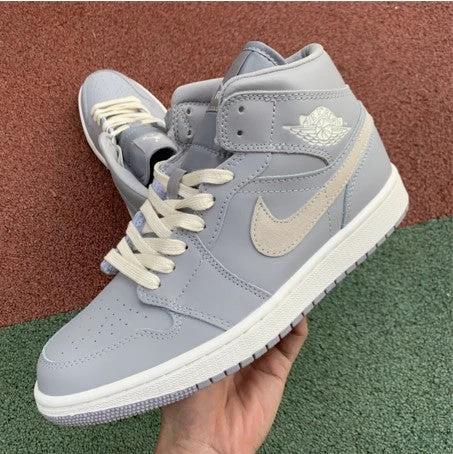 Air Jordan 1 Mid Little Earl Haze Gray Purple by Air Jordan