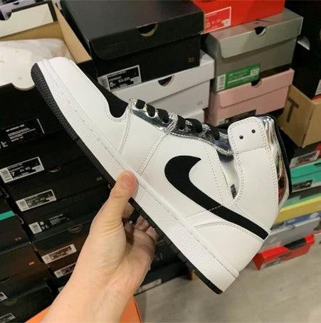 Air Jordan 1 Mid Little Leonard Liquid Silver by Air Jordan