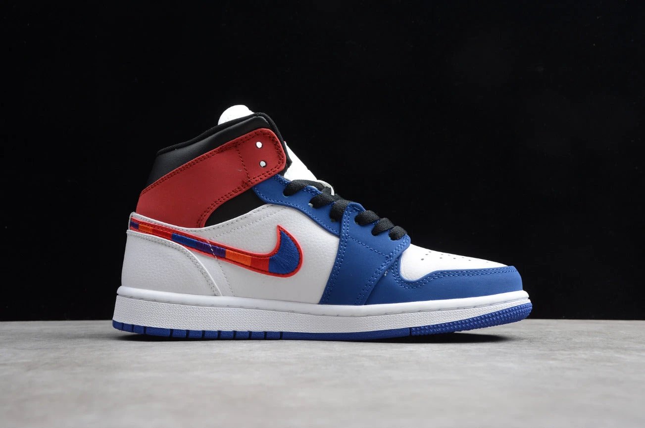 Air Jordan 1 Mid Multi Color Swoosh by Air Jordan