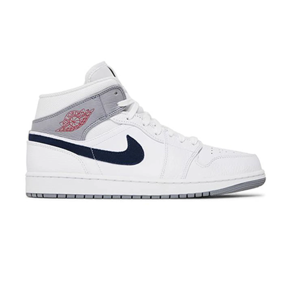 Air Jordan 1 Mid Paris White by Air Jordan