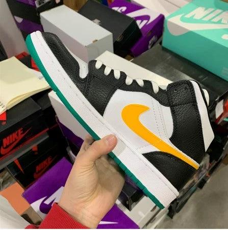 Air Jordan 1 Mid Red And Yellow Color Hook by Air Jordan