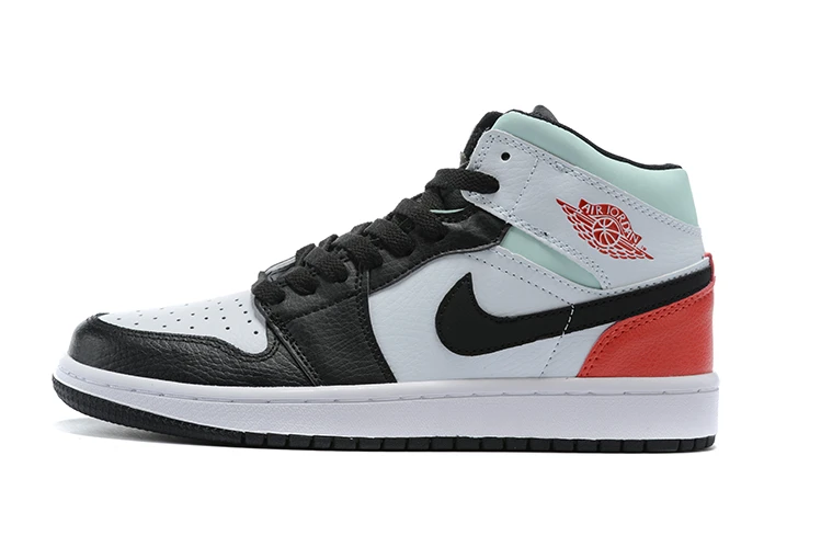 Air Jordan 1 Mid Red Black Toe by Air Jordan