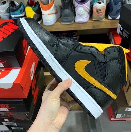 Air Jordan 1 Mid SE Corduroy Black Gold by Air Jordan