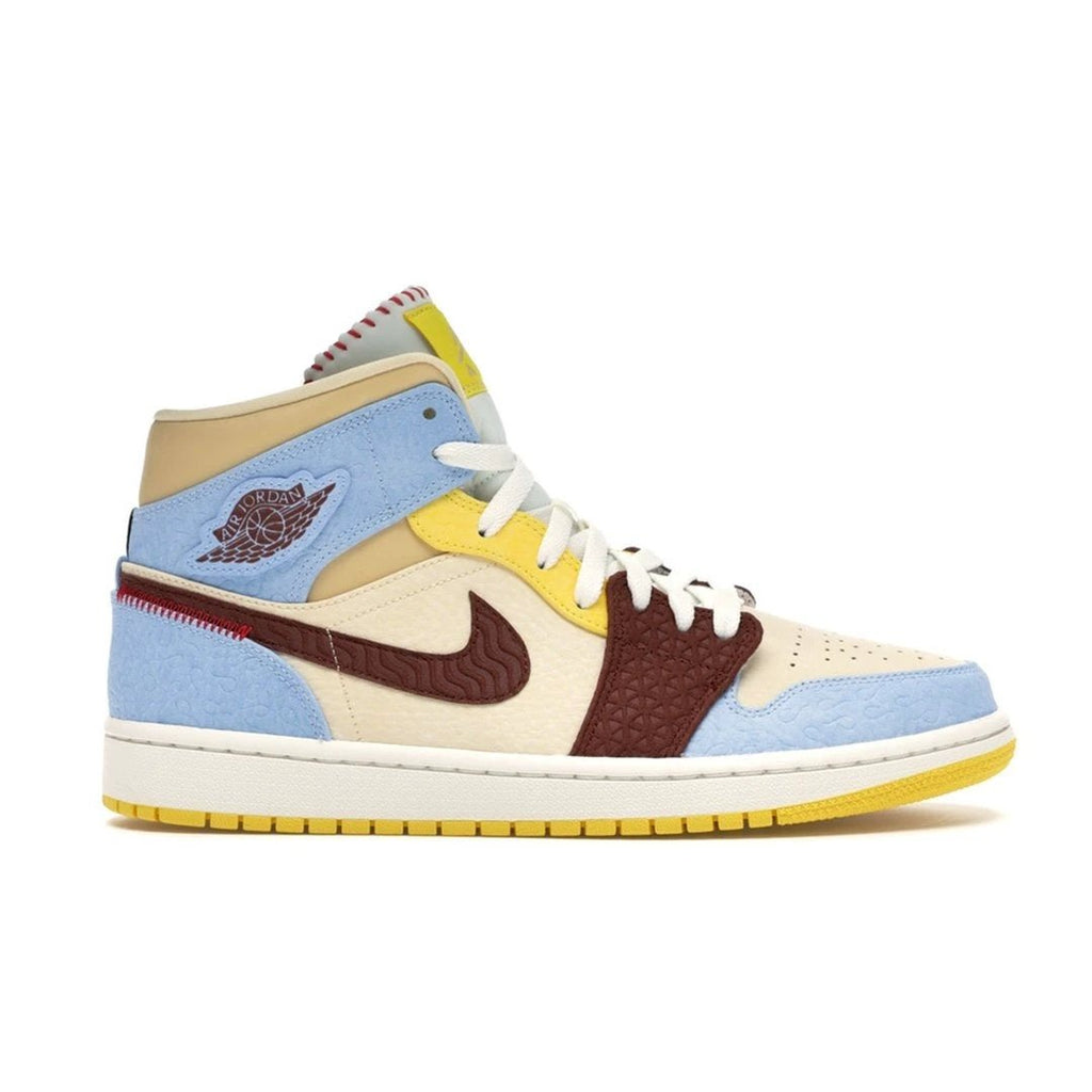 Air Jordan 1 Mid SE Fearless Maison Chateau Rouge by Air Jordan