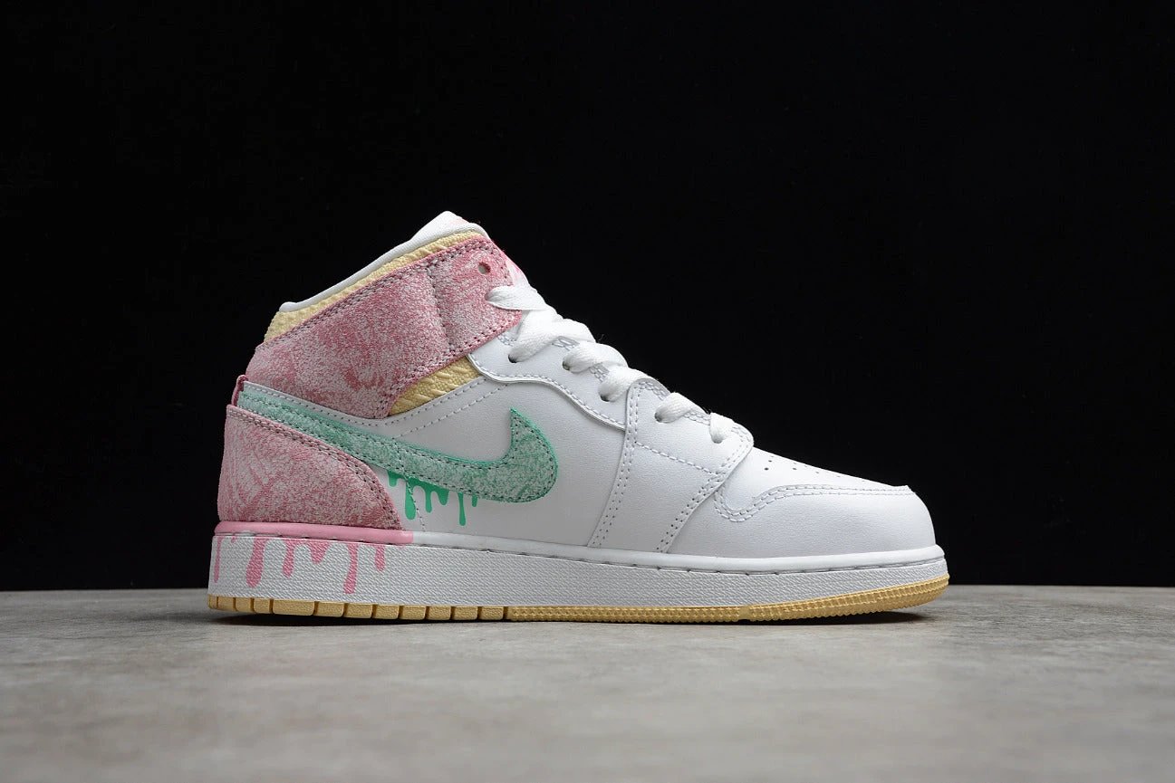 Air Jordan 1 Mid SE GS Ice Cream by Air Jordan