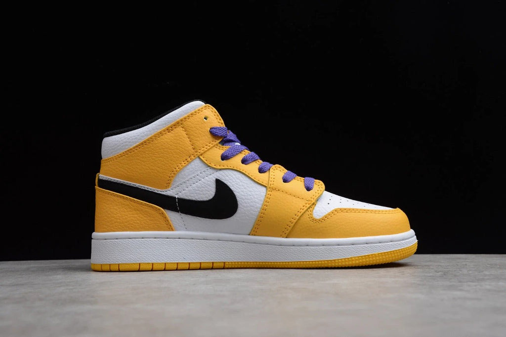 Air Jordan 1 Mid SE Lakers (GS) by Air Jordan