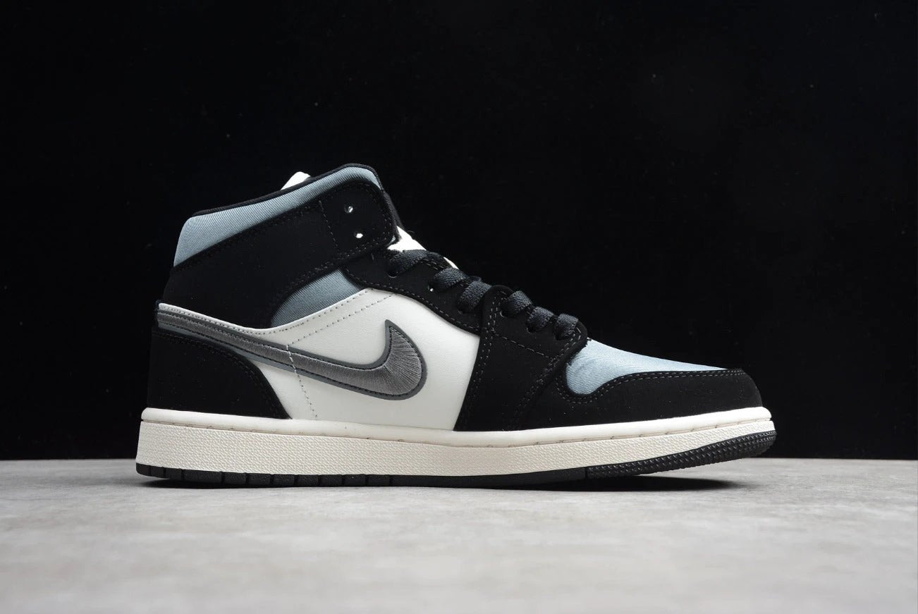 Air Jordan 1 Mid Satin 'Grey Toe' by Air Jordan