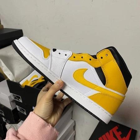 Air Jordan 1 Mid White And Yellow by Air Jordan