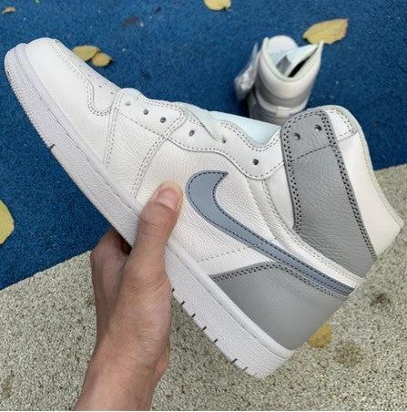 Air Jordan 1 Mid White Gray by Air Jordan