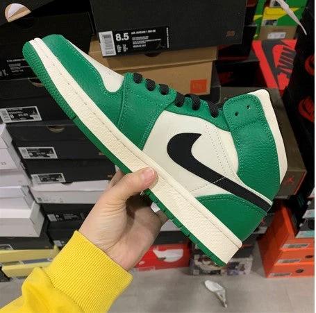 Air Jordan 1 Mid White Green by Air Jordan