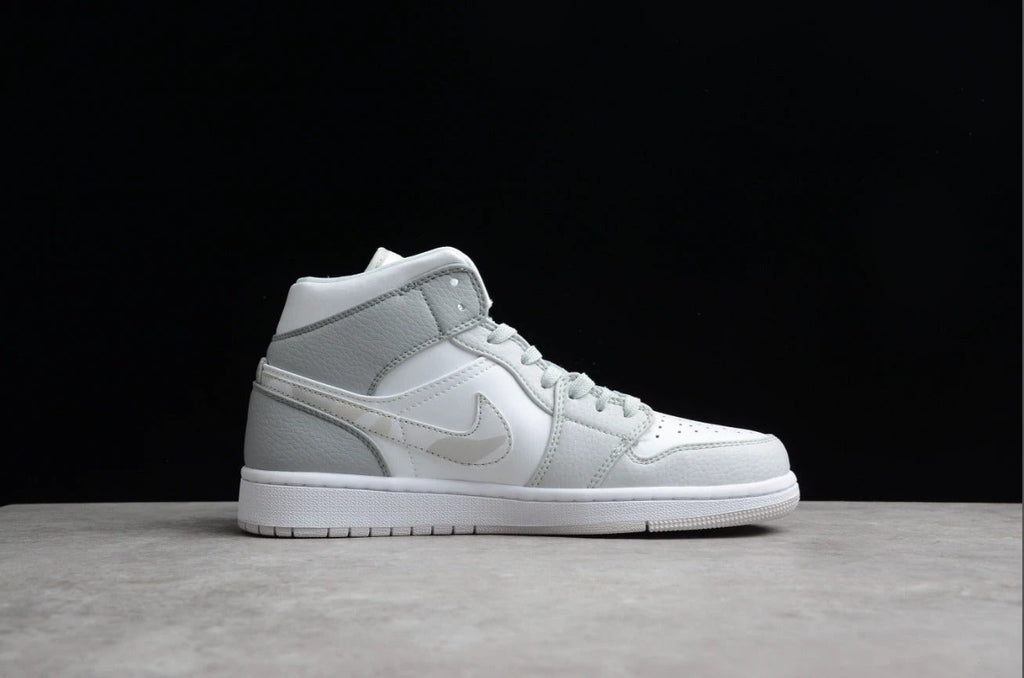 Air Jordan 1 Mid White Grey Camo by Air Jordan