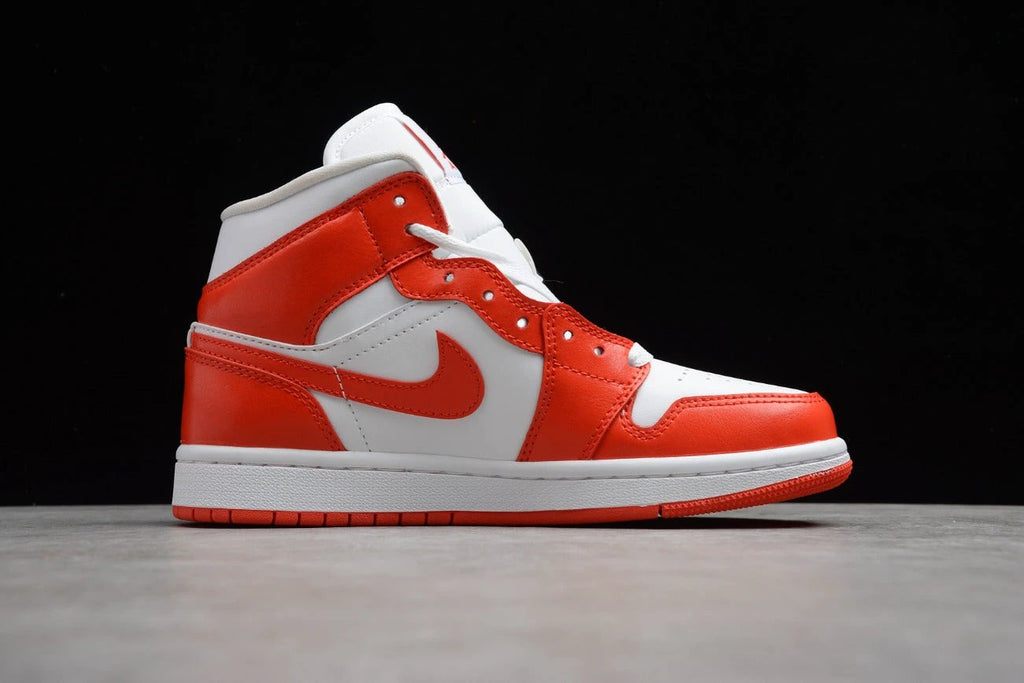 Air Jordan 1 Mid White Orange by Air Jordan