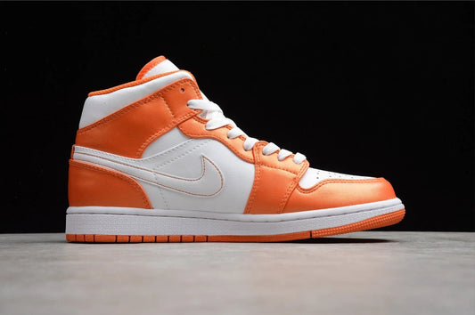 Air Jordan 1 Mid White Orange by Air Jordan