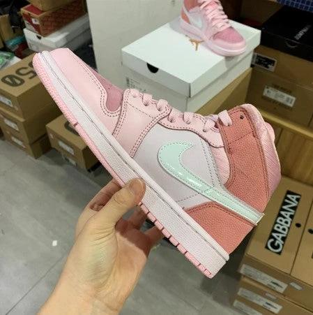 Air Jordan 1 Mid White Pink Foam by Air Jordan