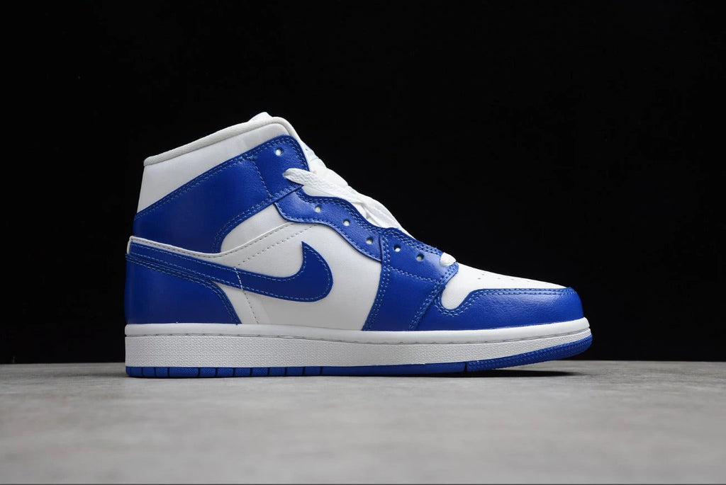 Air Jordan 1 Mid White Racer Blue by Air Jordan