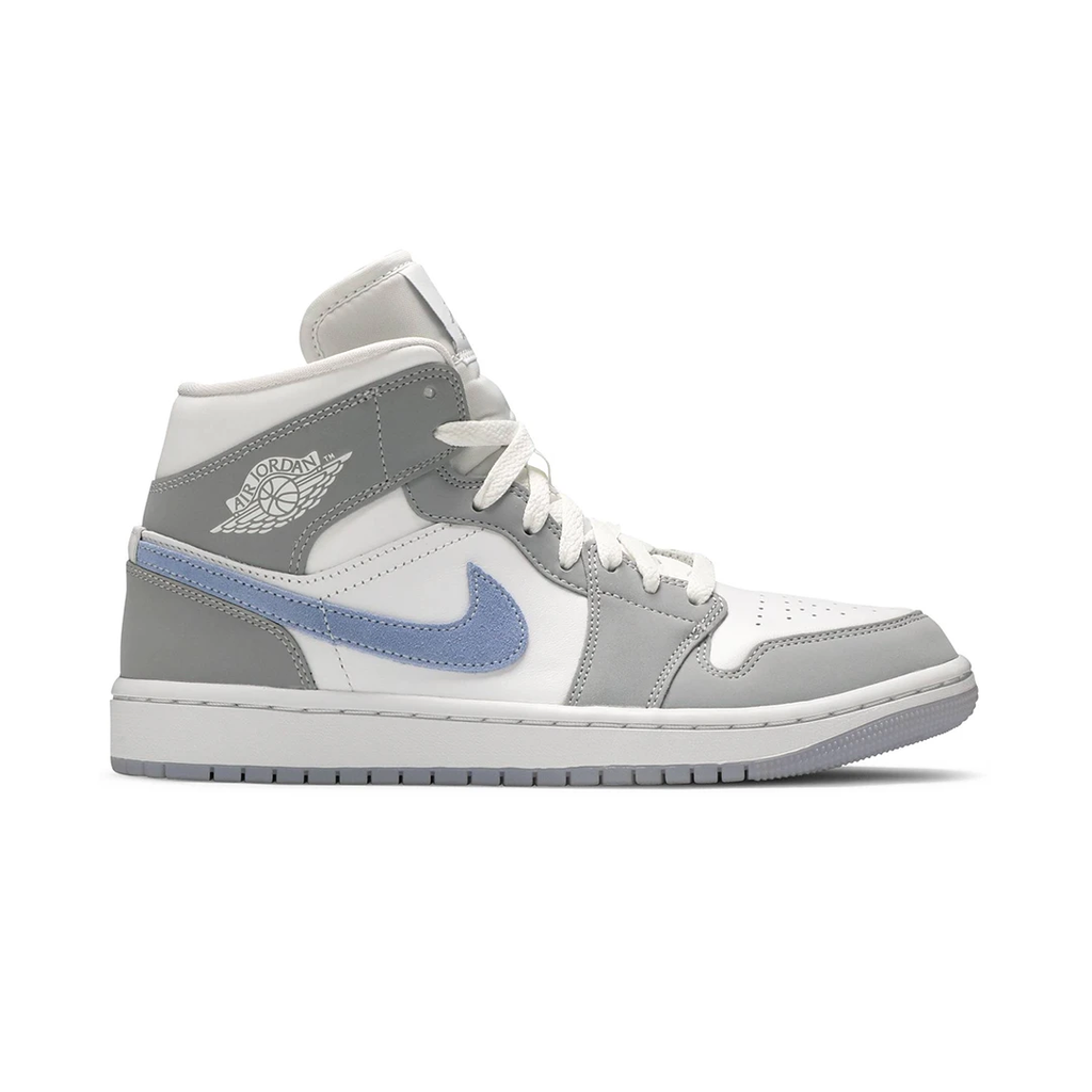 Air Jordan 1 Mid Wolf Grey Aluminum by Air Jordan