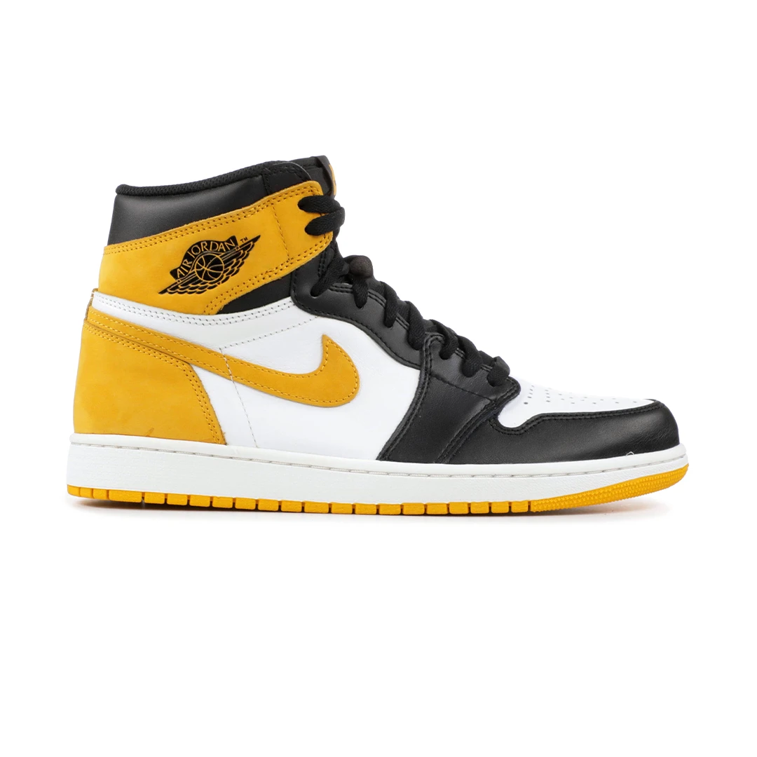 Air Jordan 1 Mid Yellow Toe Black by Air Jordan