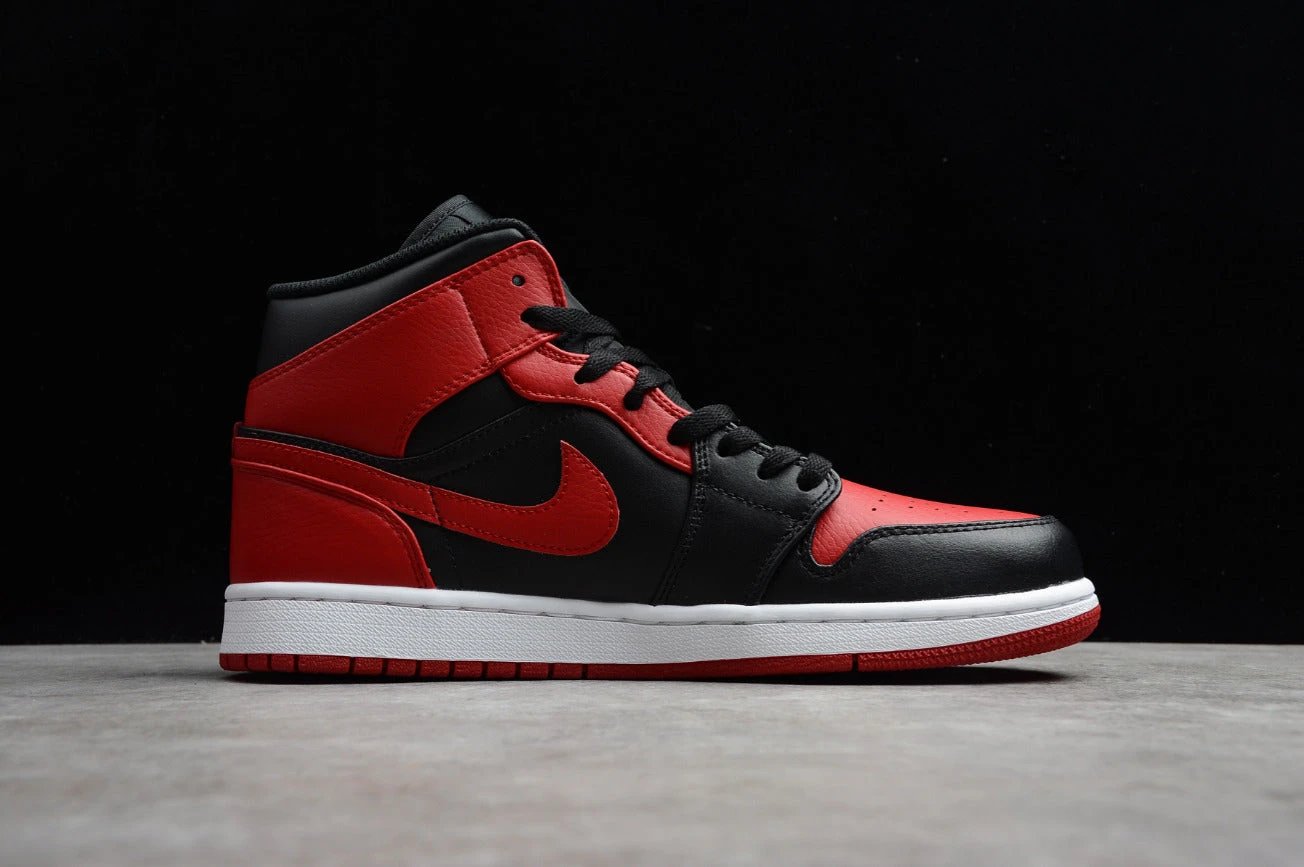 Air Jordan 1 Mid “Bred” by Air Jordan