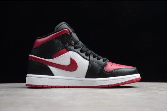 Air Jordan 1 Mid 'Bred Toe' by Air Jordan