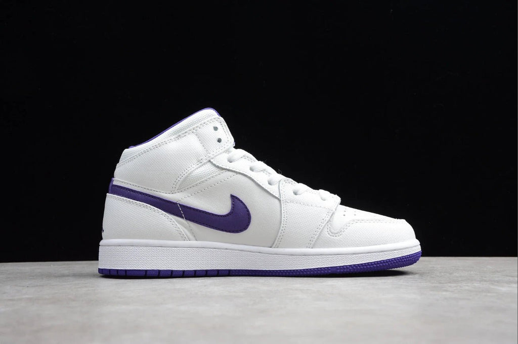 Air Jordan 1 Mid 'White Court Purple' by Air Jordan
