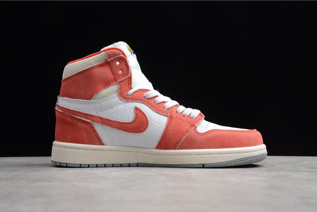 Air Jordan 1 Retro High OG 'White Orange Red' by Air Jordan