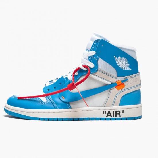 Air Jordan 1 Retro High Off-White University Blue by Air Jordan