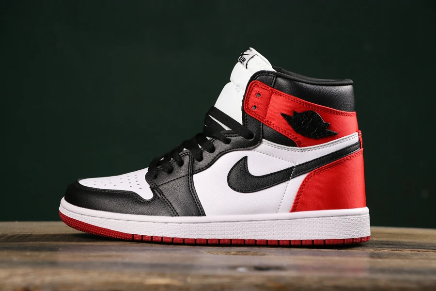 Air Jordan 1 Retro High Satin Black Toe by Air Jordan