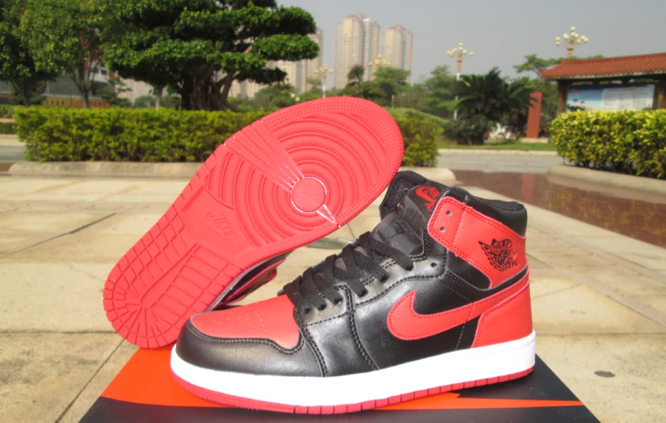 Air Jordan 1 Retro High The Return Bred Black-Gym Red by Air Jordan