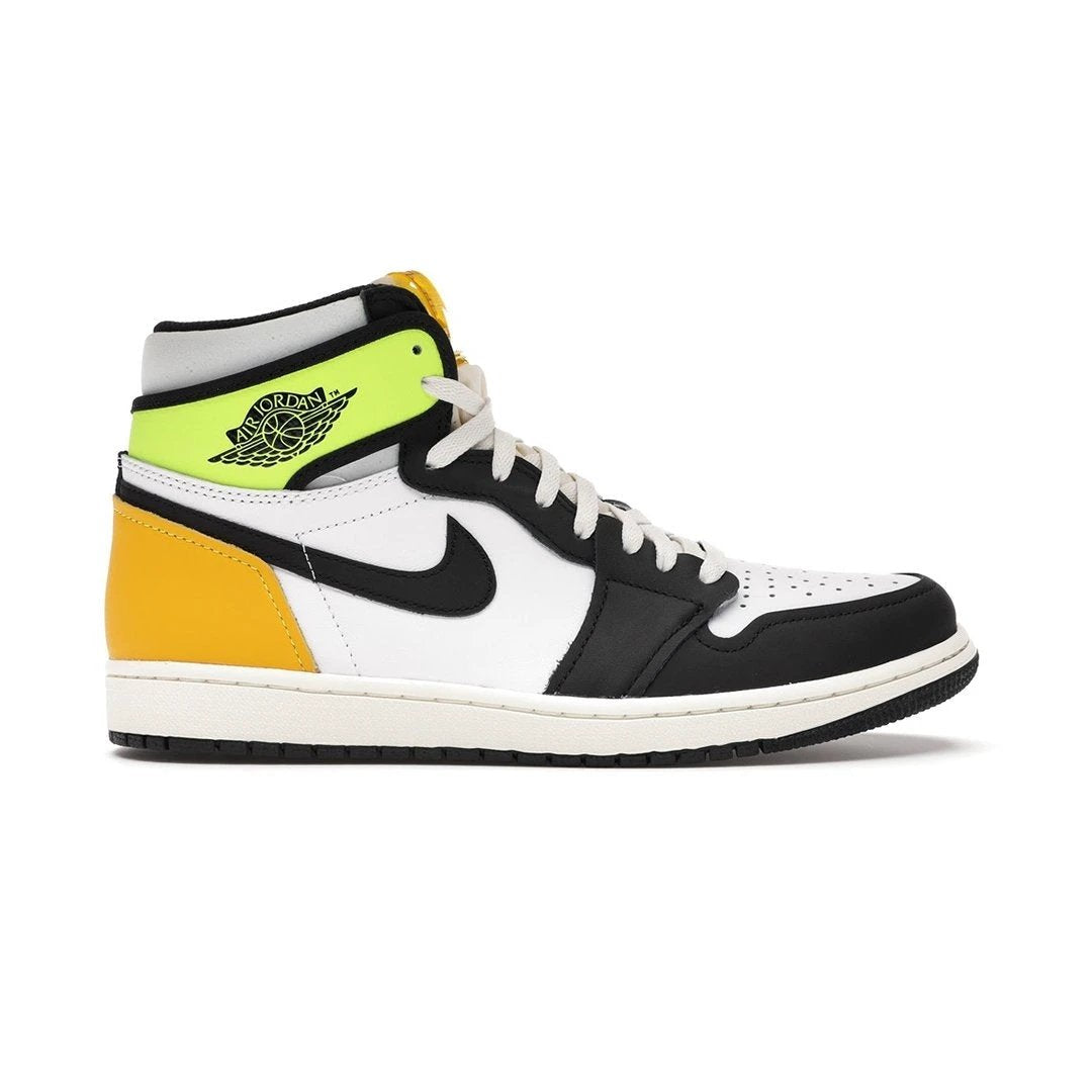 Air Jordan 1 Retro High White Black Volt University Gold by Air Jordan