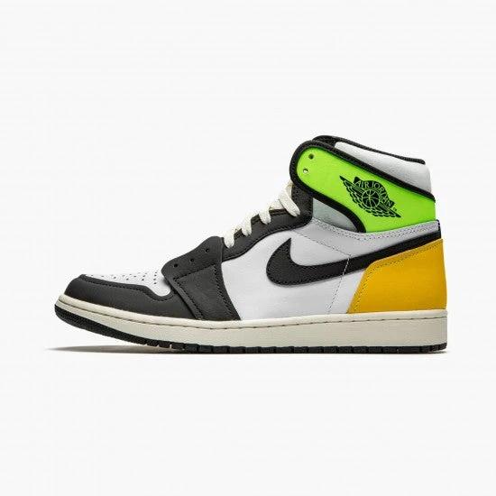 Air Jordan 1 Retro High White Black Volt University Gold by Air Jordan