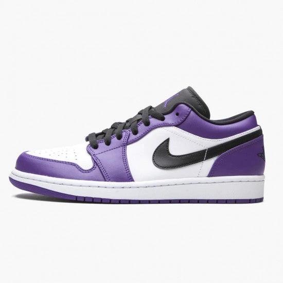 Air Jordan 1 Retro Low Court Purple Black-White by Air Jordan