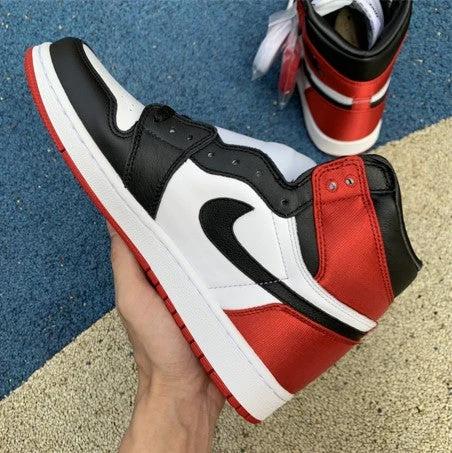 Air Jordan 1 Satin WMNS Black Toe by Air Jordan