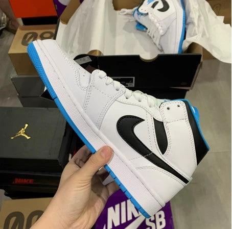 Air Jordan 1 White Blue Black by Air Jordan
