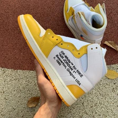 Air Jordan 1 Yellow White by Air Jordan