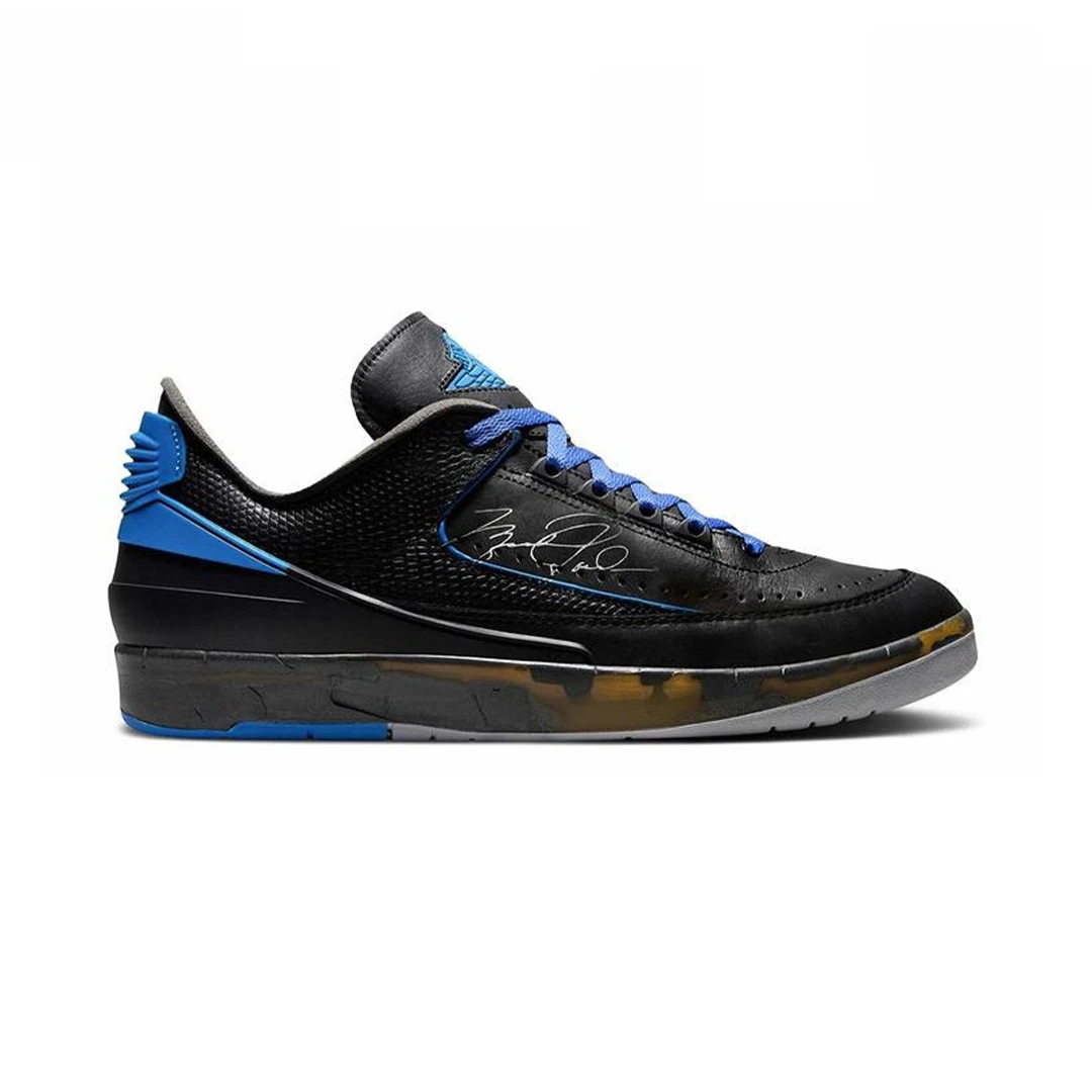 Air Jordan 2 Retro Low SP Off-White Black Blue by Air Jordan