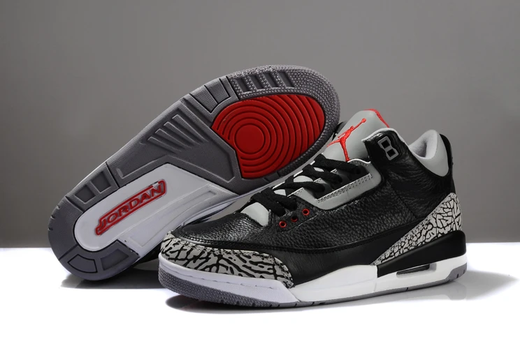 Air Jordan 3 Retro Black Cement Grey by Air Jordan